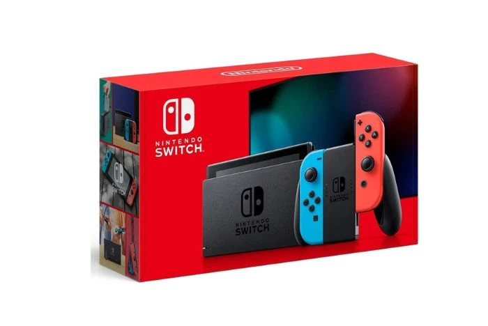 nintendo switch na caixa